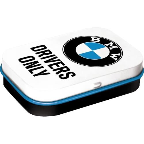 Retro mint box 6x4cm, bonbony, BMW Drivers Only Autoplay tuning