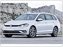 Kryt zadního nárazníku, NEREZ AVISA, VW Golf 7 Combi 2017- facelift