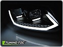 Přední světlomety, světla, lampy VW Touran 2010-2015, Tube, DRL, SEQ, černé LPVWS4