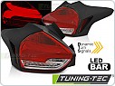 Zadní světla, světlomety Ford Focus, hatchback, 2015-2018 LED, Seq, dynamický blinkr, RED, LDFO64
