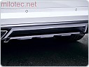 Škoda Kodiaq RS, Difuzor zadního nárazníku Milotec, černý lesklý 