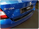 Kryt zadního nárazníku, NEREZ AVISA, ŠKODA FABIA III. 2018- (HB, PO FACELIFTU, TMAVÁ, MATNÁ)