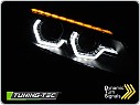Přední světlomety, světla, lampy BMW Z4, E89 2009-2013, LED ANGEL EYES, XENON, ČERNÉ