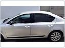 Nerez chrom lišty spodní hrany oken, Škoda Octavia III, limousine