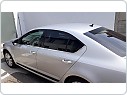 Nerez chrom lišty spodní hrany oken, Škoda Octavia III, limousine