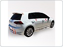 Nerez chrom lišty spodní hrany oken, Volkswagen Golf VII, 5dv., hatchback, 2013-