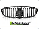 Přední maska Mercedes W213, 2016-2018, GT-R styl, chromově černá