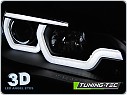 Přední světla BMW X5, E70, 2007-2013, DRL, LED angel eyes, černé, LPBMG9 AKCE 