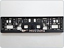 Držák SPZ, podložka pod značku s 3D nápisem, Ford Mustang chrom