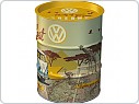 Plechová kasička barel VW Bulli
