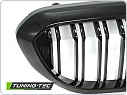 Přední maska, ledvinky BMW 5, G30, G31, 2017- černé lesklé, GRBMC8
