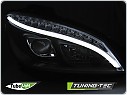 Přední světla Mercedes classe C, W204, 2007-2010, Tube Light, SEQ, blinkr dynamic, black
