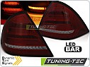 Zadní světla, LED světlomety, Mercedes W203 SEDAN, 2000-2004, SEQ, červené kouřové