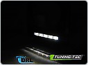 Rámy světlometů s denním svícením, Mercedes W461, W463, 2001-2012, LED DRL, černé