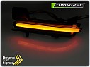Boční LED dynamické blinkry do zrcátek, BEZ AREA VIEW, Škoda Kodiaq 2016-, Škoda Karoq 2017-, kouřové