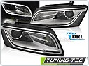 Přední světla, světlomety, lampy Audi Q5, 2012-2017, TRUE DRL, chromové
