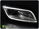 Přední světla, světlomety, lampy Audi Q5, 2012-2017, TRUE DRL, chromové