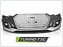 Přední nárazník SPORT, Audi A4 B9, 2015-2019, PDC, černo stříbrný