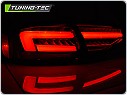 Zadní světla, světlomety Audi A4 B8, 2012-2015 sedan, SEQ, LED, červené kouřové