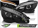 Přední světla, světlomety Mercedes C W204, 2007-2010, Tube Light, black LPMEB5