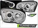 Přední světla, světlomety, lampy Subaru Impreza GD, 2003-2005, Tube Light, chromové