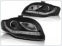 Přední světla, světlomety Audi A4, B7, 2004-2008, black, LED, LED blinkr, LPAUE5