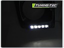 Rámečky světlometů s LED denním svícením, Mercedes W461, W463, 2001-2012, černé