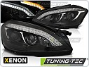 Přední světla, světlomety, lampy XENON, Mercedes S-class W221, 2005-2009, černé