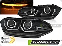 Přední světlomety, světla, lampy Volkswagen Polo VI 2G 2017-, LED, SEQ, černé