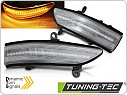 Boční blinkry na zpětná zrcátka, Subaru Forester 2011-2013, LED, SEQ, bílé