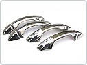 Chromové, nerezové kryty kliky, Škoda Superb 3, Octavia 3, Fabia 3, Kodiaq, Karoq, Kamiq, Scala