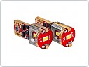 LED žárovka CANBUS, T10 (W5W) 2016, 6SMD 12V/24V, bílá