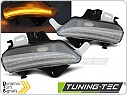 Boční LED dynamické blinkry do zrcátek Lexus IS III, 2013-2020, SEQ, bílé