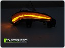 Boční LED dynamické blinkry do zrcátek Lexus RX III, 2009-2015, SEQ, černé