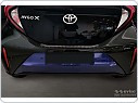 Kryt zadního nárazníku, NEREZ AVISA, TOYOTA AYGO X 2022- (TMAVÁ, MATNÁ)