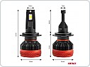 LED autožárovky AMiO H7 řady X3