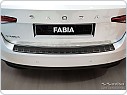 Kryt zadního nárazníku, NEREZ AVISA, ŠKODA FABIA IV. 2021- (HATCHBACK, TMAVÁ, MATNÁ)