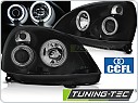 Přední světlomety, světla, lampy Renault Clio II, 2001-2005, Angel Eyes, CCFL, černé