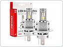 LED žárovky H4, serie X2, 12V, CANBUS, sada 2ks