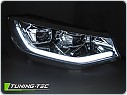 Přední světla VW Caddy 2020-, TubeLight, DRL, SEQ, chromové