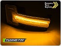 Boční blinkry na zpětná zrcátka, Honda Civic X 2016-2021, LED, SEQ, bílé