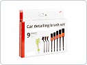 Sada detailingových štětců střední a kartáčků 9ks
