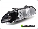 Přední světlomety, světla, lampy BMW E39 LCI, 2000-2003, Angel Eyes, XENON, černé