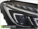 Přední světlomety Mercedes W205 2014-2018, TRUE DRL, černé