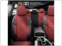 Autopotahy Luxus THRONE 103 RED 3-ZIP