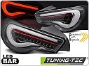 Zadní LED světla, světlomety, lampy Toyota GT86, 2012-2021, LED BAR, SEQ, čirá carbon, LDTO38