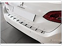Kryt zadního nárazníku, NEREZ AVISA, HRANY KUFRU PEUGEOT 308 2013-2021 (COMBI, MATNÁ)