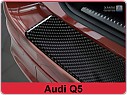 Kryt zadního nárazníku, NEREZ AVISA, AUDI Q5 2008-2017 (CARBON)