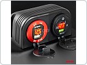 Vodotěsná nabíječka se zkoušečkou napětí 2x USB 12V 24V MOD-11 AMIO-02861 vestavěná