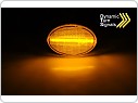 Boční LED dynamické blinkry Opel Astra F, Corsa, Tigra, SEQ, kouřové